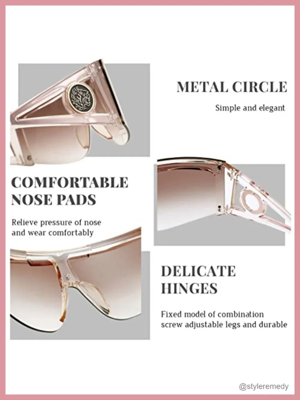 Oversized Wrap Sunglasses Unisex UV400 Protection Cycling Shades